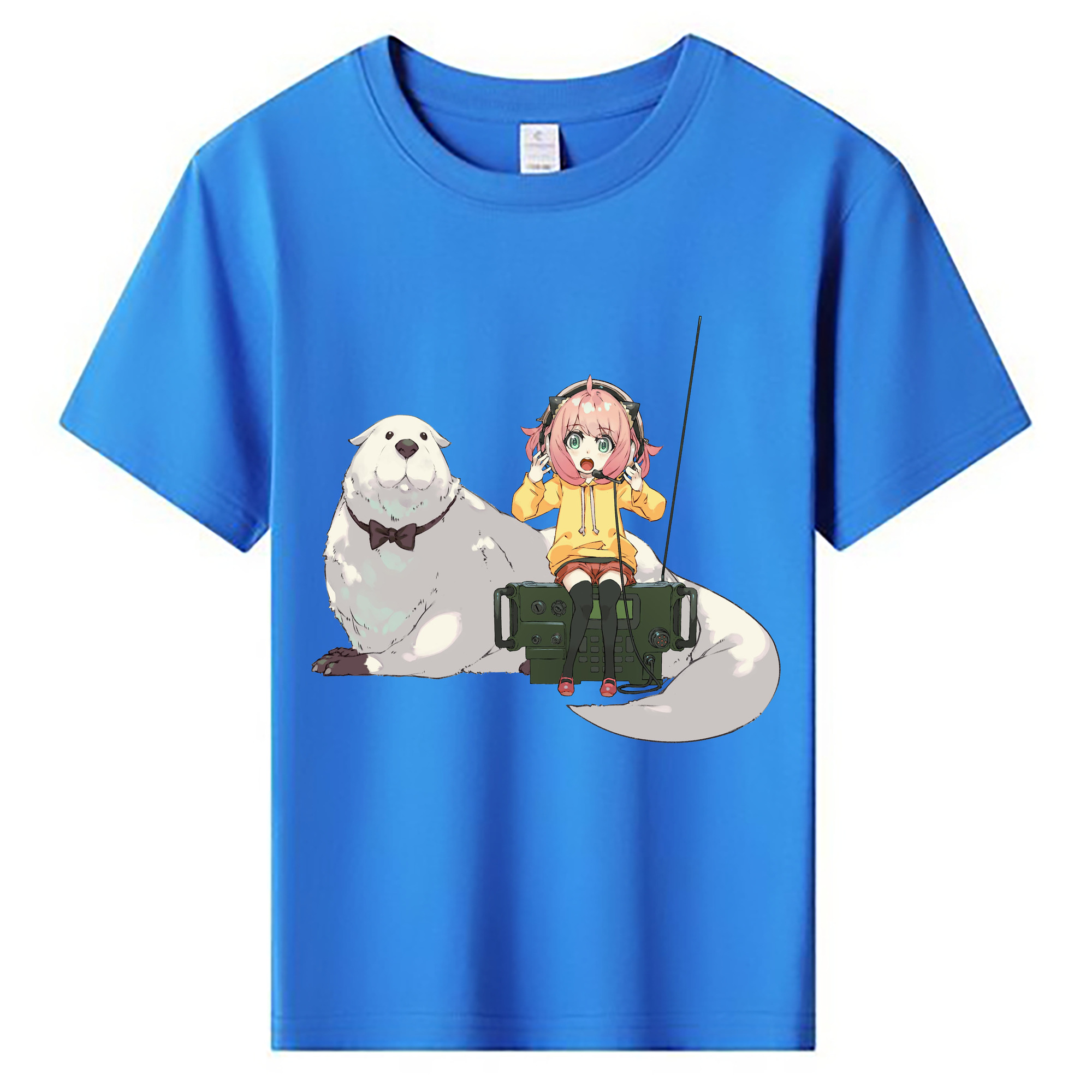（画像用） SPY×FAMILY间谍家家酒 綿100％キッズTシャツ（フロントプリント）